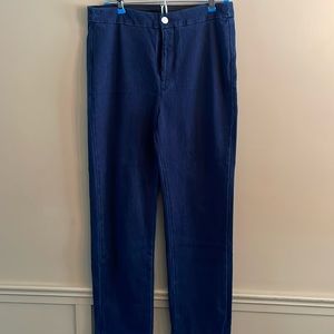 Lysse denim stretch leggings. Size medium